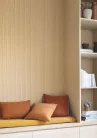 Caselio Woodline, vinyl, vlies anyagú, barna színű, 3d, famintás, Modern tapéta