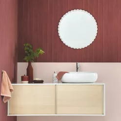   Caselio Woodline, vinyl, vlies anyagú, barna színű, famintás, Modern tapéta