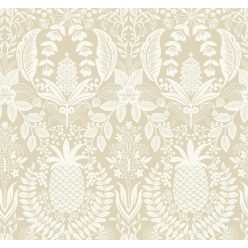   York RIFLE PAPER 3 vlies anyagú, beige, fehér színű, gyümölcsös, virágos, Modern tapéta