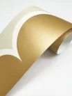 York RIFLE PAPER 3 vlies anyagú, fehér, arany, beige színű, geometriai, Modern bordűr