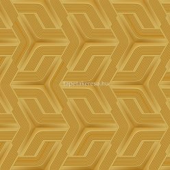   Zambaiti Parati Lamborghini 3 vlies, vinyl anyagú sárga színű geometriai modern tapéta