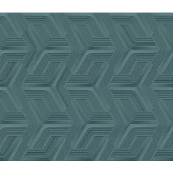  Zambaiti Parati Lamborghini 3 vlies, vinyl anyagú kék színű geometriai modern tapéta