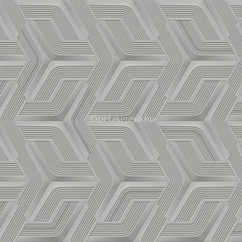 Zambaiti Parati Lamborghini 3 vlies, vinyl anyagú szürke színű geometriai modern tapéta