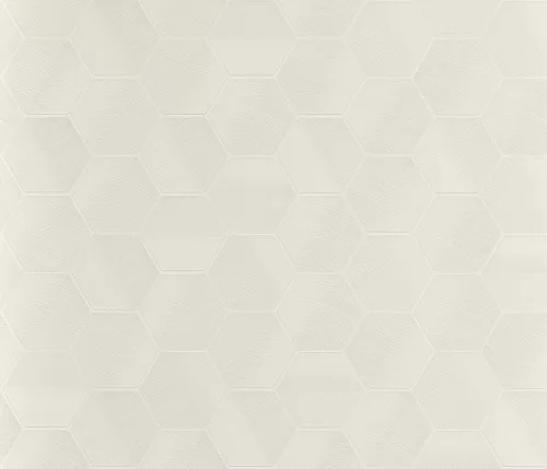 Zambaiti Parati Lamborghini 3 vlies, vinyl anyagú beige színű sejtminta, geometriai modern tapéta