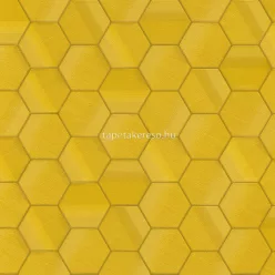   Zambaiti Parati Lamborghini 3 vlies, vinyl anyagú sárga színű sejtminta, geometriai modern tapéta