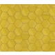 Zambaiti Parati Lamborghini 3 vlies, vinyl anyagú sárga színű sejtminta, geometriai modern tapéta