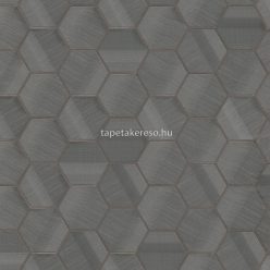   Zambaiti Parati Lamborghini 3 vlies, vinyl anyagú szürke színű sejtminta, geometriai modern tapéta