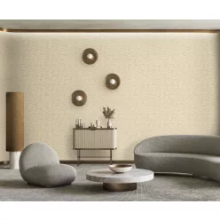   Zambaiti Parati Lamborghini 3 vlies, vinyl anyagú beige, barna színű fonott, geometriai modern tapéta