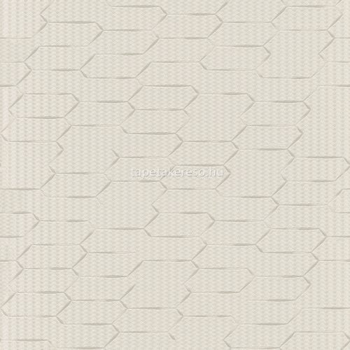 Zambaiti Parati Lamborghini 3 vlies, vinyl anyagú törtfehér színű fonott, geometriai modern tapéta
