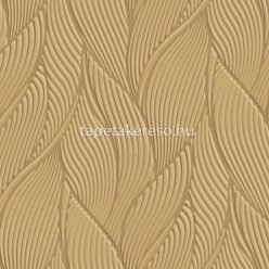   Zambaiti Parati Trussardi Casa 7 vlies, vinyl anyagú arany színű 3d, leveles modern tapéta