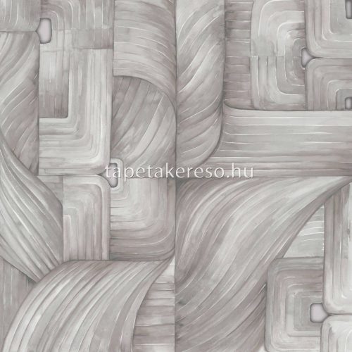 Zambaiti Parati Trussardi Casa 7 vlies, vinyl anyagú szürke színű geometriai, absztrakt modern poszter
