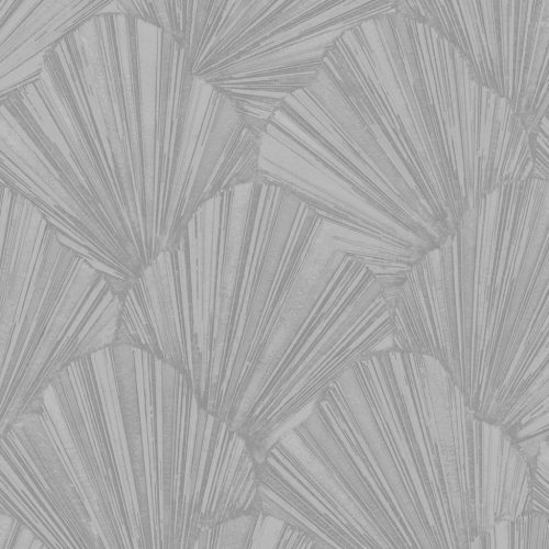 Zambaiti Parati Casa Chic vlies, vinyl anyagú, szürke, ezüst, csillámos színű, art deco, geometriai, struktúrált, Modern tapéta