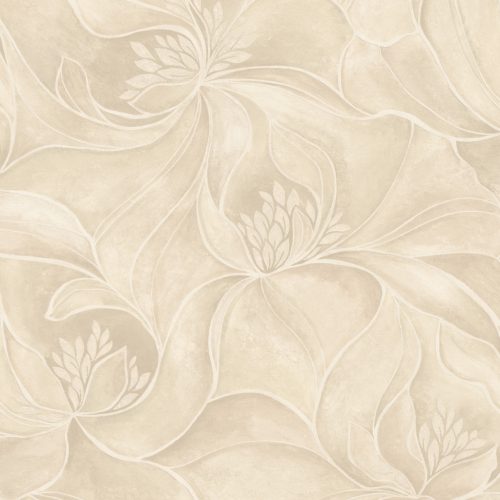 Zambaiti Parati Casa Chic vlies, vinyl anyagú, szürke, beige, gyöngyház színű, virágos, absztrakt, Modern tapéta