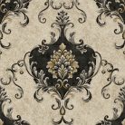 Zambaiti Parati Casa Chic vlies, vinyl anyagú, beige, barna, fekete, csillámos színű, barokk, Modern tapéta