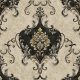 Zambaiti Parati Casa Chic vlies, vinyl anyagú, beige, barna, fekete, csillámos színű, barokk, Modern tapéta