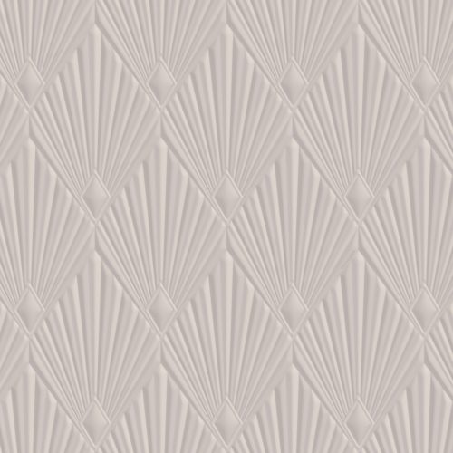 Zambaiti Parati Trussardi Casa 8 vlies, vinyl anyagú, szürke színű, geometriai, 3d, art deco, Modern tapéta