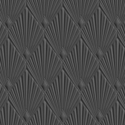   Zambaiti Parati Trussardi Casa 8 vlies, vinyl anyagú, szürke színű, geometriai, 3d, art deco, Modern tapéta