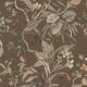 Zambaiti Parati Trussardi Casa 8 vlies, vinyl anyagú, barna, zöld, sárga, terrakotta színű, indamintás, leveles, virágos, Modern tapéta