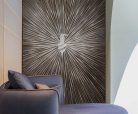 Zambaiti Parati Trussardi Casa 8 vlies, vinyl anyagú, szürke, barna színű, vonalas, állatos, Modern poszter