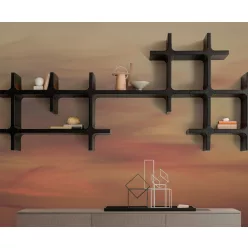   Zambaiti Parati Trussardi Casa 8 vlies, vinyl anyagú, okker, narancssárga színű, foltos, felhős, Modern poszter