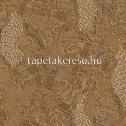   Zambaiti Parati Elie Saab 2 vlies, vinyl anyagú barna, arany, csillámos színű rojtos, gyűrt, textilhatású modern tapéta