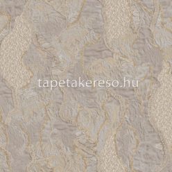   Zambaiti Parati Elie Saab 2 vlies, vinyl anyagú szürke, beige színű rojtos, gyűrt, textilhatású modern tapéta