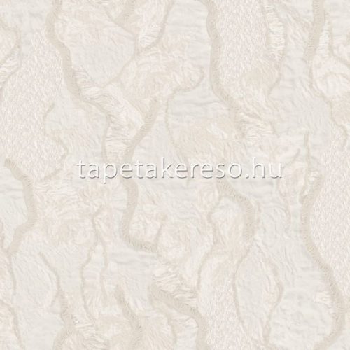 Zambaiti Parati Elie Saab 2 vlies, vinyl anyagú fehér színű rojtos, gyűrt, textilhatású modern tapéta