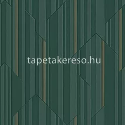   Zambaiti Parati Elie Saab 2 vlies, vinyl anyagú zöld, barna színű vonalas, geometriai modern tapéta