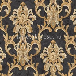   Zambaiti Parati Elie Saab 2 vlies, vinyl anyagú fekete, arany színű barokk modern tapéta