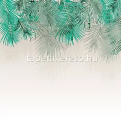   Zambaiti Parati Elie Saab 2 vlies, vinyl anyagú zöld színű leveles modern poszter