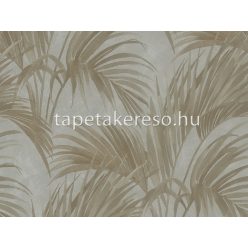   Zambaiti Parati Satin Flowers 2 vlies, vinyl anyagú zöld, barna színű leveles klasszikus tapéta