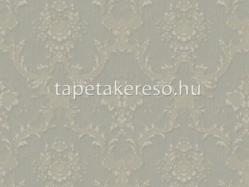 Zambaiti Parati Satin Flowers 2 vlies, vinyl anyagú zöld, barna, beige színű barokk klasszikus tapéta