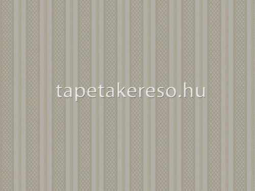 Zambaiti Parati Satin Flowers 2 vlies, vinyl anyagú beige, arany, barna színű csíkos klasszikus tapéta