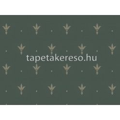   Zambaiti Parati Satin Flowers 2 vlies, vinyl anyagú zöld, arany színű bourbon liliom klasszikus tapéta