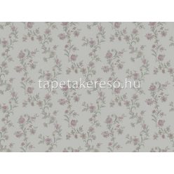   Zambaiti Parati Satin Flowers 2 vlies, vinyl anyagú beige, zöld, lila, barna színű virágos klasszikus tapéta