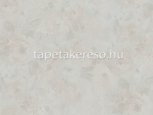 Zambaiti Parati Satin Flowers 2 vlies, vinyl anyagú beige, barack, kék színű virágos klasszikus tapéta