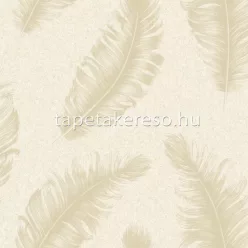   Zambaiti Parati Savana vlies, vinyl anyagú beige, barna színű tollas modern, natural tapéta