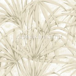   Zambaiti Parati Savana vlies, vinyl anyagú beige színű leveles modern, natural tapéta