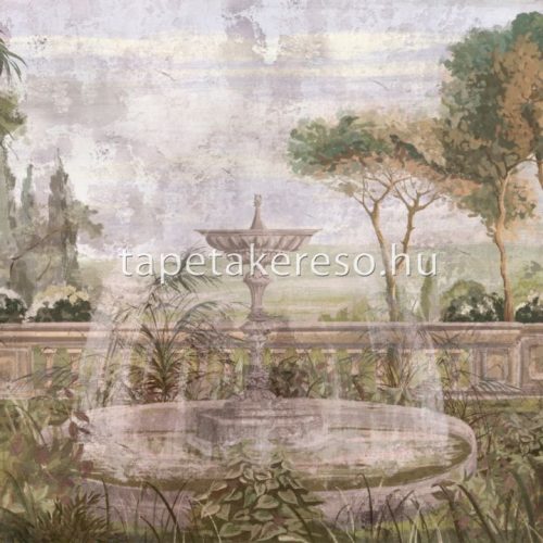 Zambaiti Parati Savana vlies, vinyl anyagú zöld színű tájkép modern, natural poszter
