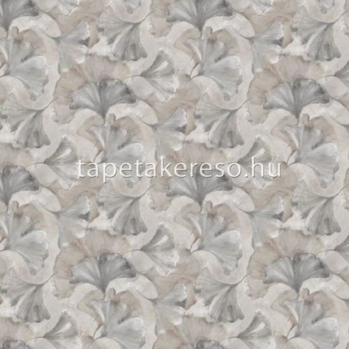 Zambaiti Parati Savana vlies, vinyl anyagú beige, szürke színű leveles modern, natural poszter