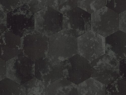 Zambaiti Parati Philipp Plein vlies, vinyl anyagú fekete színű geometriai, szőrminta modern tapéta