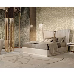   Zambaiti Parati Philipp Plein vlies, vinyl anyagú beige, barna, csillámos színű barokk modern tapéta