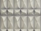 Zambaiti Parati Philipp Plein vlies, vinyl anyagú szürke színű 3d, geometriai modern poszter
