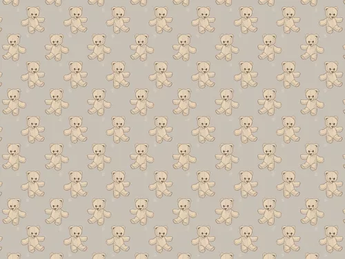 Zambaiti Parati Philipp Plein vlies, vinyl anyagú barna színű macis modern poszter