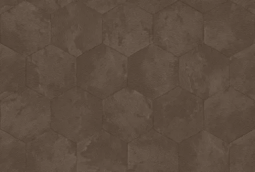 Zambaiti Parati Philipp Plein 2, vlies, vinyl anyagú, barna színű, szőrminta, geometriai, Modern tapéta