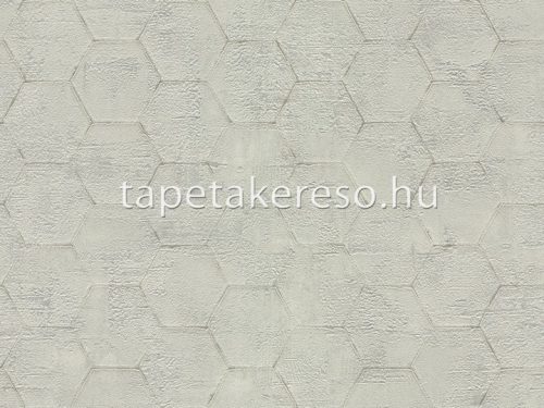 Zambaiti Parati Lamborghini 2 vlies, vinyl anyagú szürke, gyöngyház színű sejtminta modern tapéta