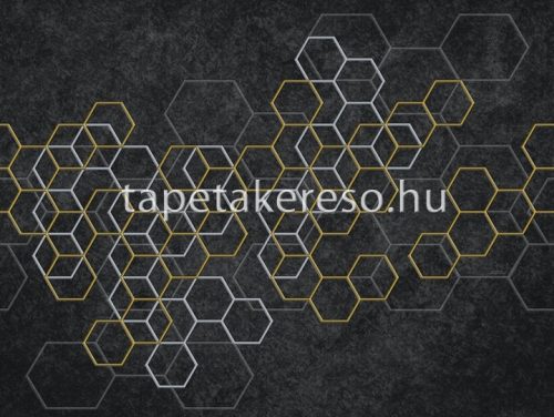Zambaiti Parati Lamborghini 2 vlies, vinyl anyagú barna színű 3d, geometriai modern poszter