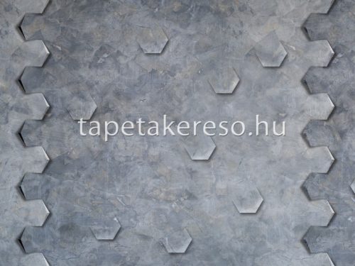 Zambaiti Parati Lamborghini 2 vlies, vinyl anyagú szürke színű 3d, geometriai modern poszter