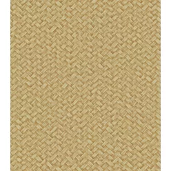   Zambaiti Parati Architexture vlies, vinyl anyagú, okker színű, fonott, Modern tapéta