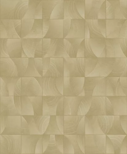 Zambaiti Parati Architexture vlies, vinyl anyagú, krém színű, famintás, struktúrált, kockás, Modern tapéta